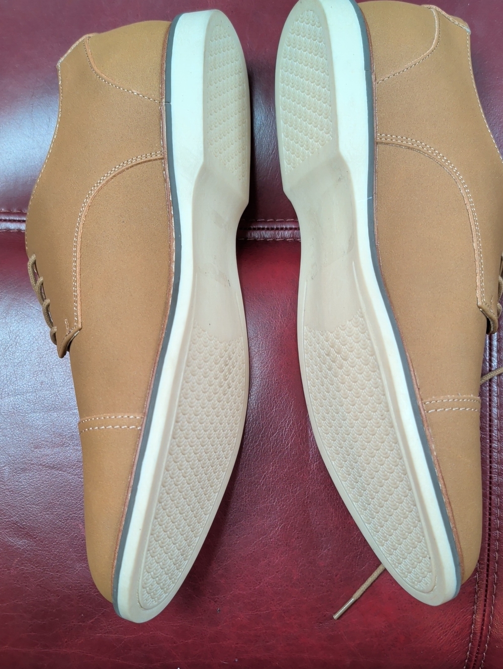 Abound Men's Light Brown Lace-Up Oxfords Shoes Size 11 - Picture 4 of 8